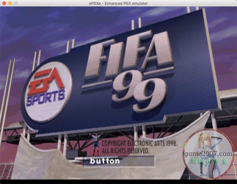 <b>fifa99足球经理 PS版 MAC游戏 苹果电脑游戏 英文版</b>