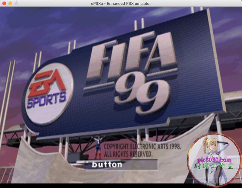 fifa99足球经理 PS版 MAC 苹果电脑游戏 英文版 支援10.13 10.14 10.15