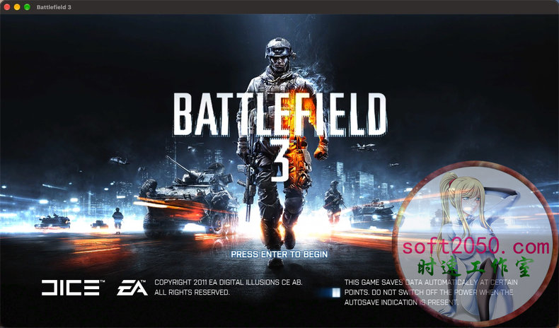 战地3 Battlefield 3 MAC游戏 苹果电脑游戏 适配苹果OS系统macOS